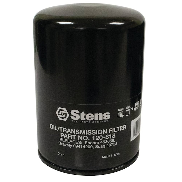 Stens Transmission Filter 120-818 For Scag 48758 120-818 - main